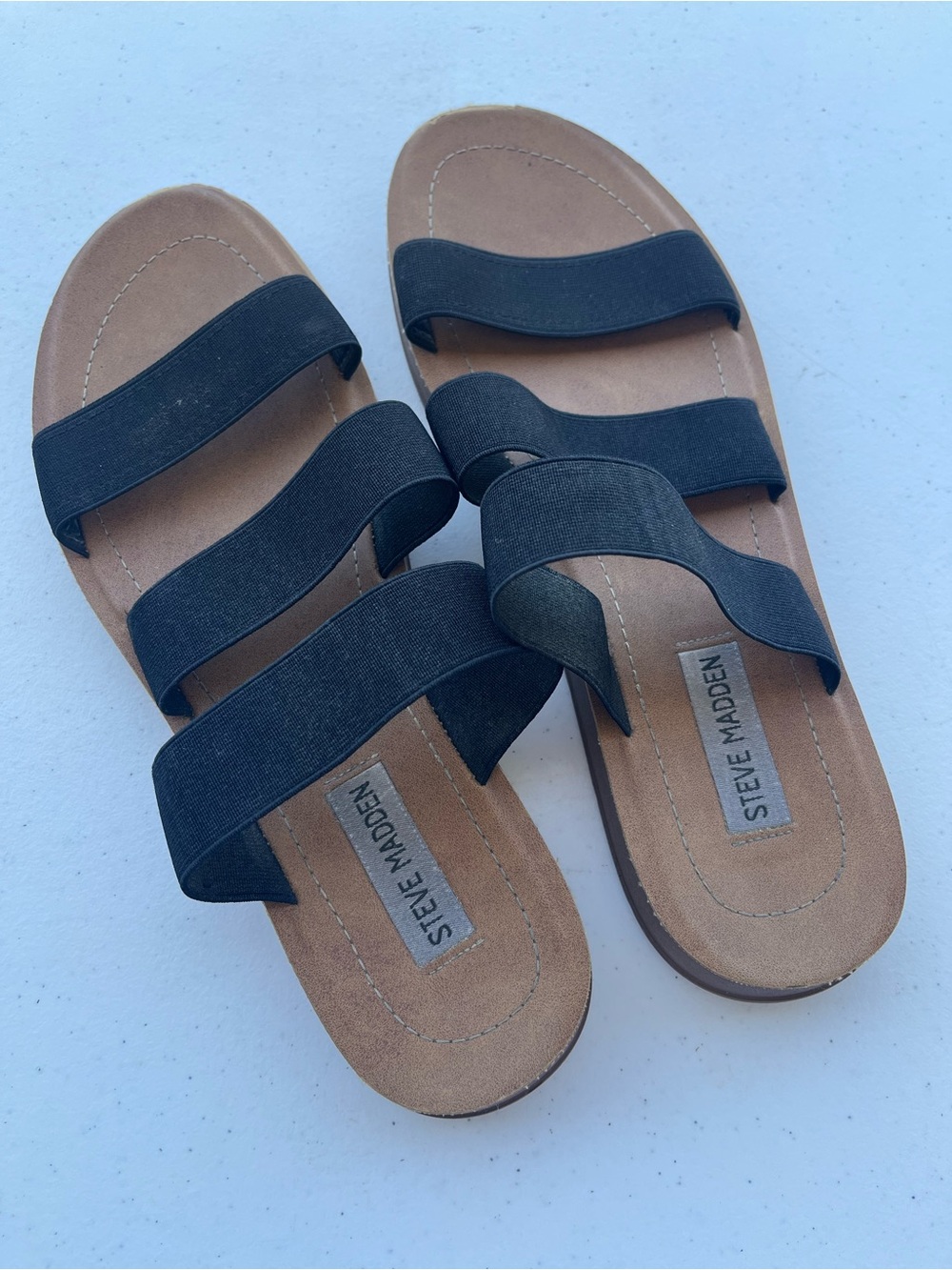 Steve Madden Black Sandals
